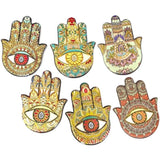 Imã hamsa de cerâmica colorida