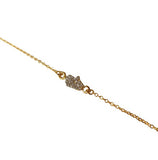 Pulseira com Hamsa e zircônias