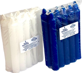 Velas para Chanucá azul e branca