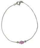 Pulseira de prata com pedra opalit