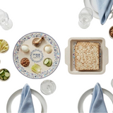 Conjunto keará e prato para matsá de bambú