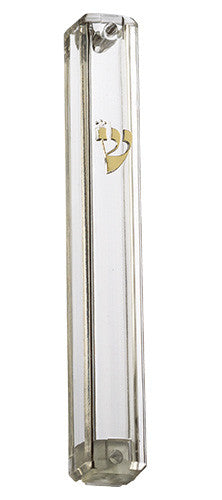 Mezuzá transparente 12 cm (Acrílico)