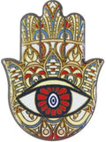 Imã hamsa de cerâmica colorida
